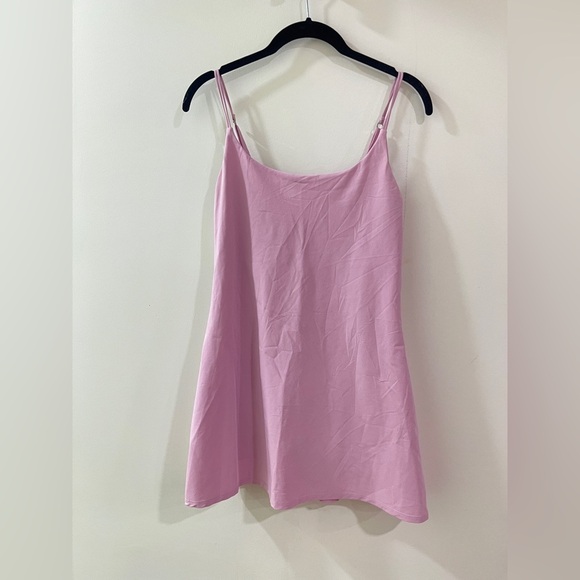 Abercrombie exercise dress lilac petite spaghetti straps barbie workout traveler - Picture 2 of 10